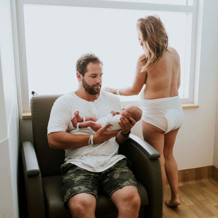 Jillian Harris's postpartum pictures.