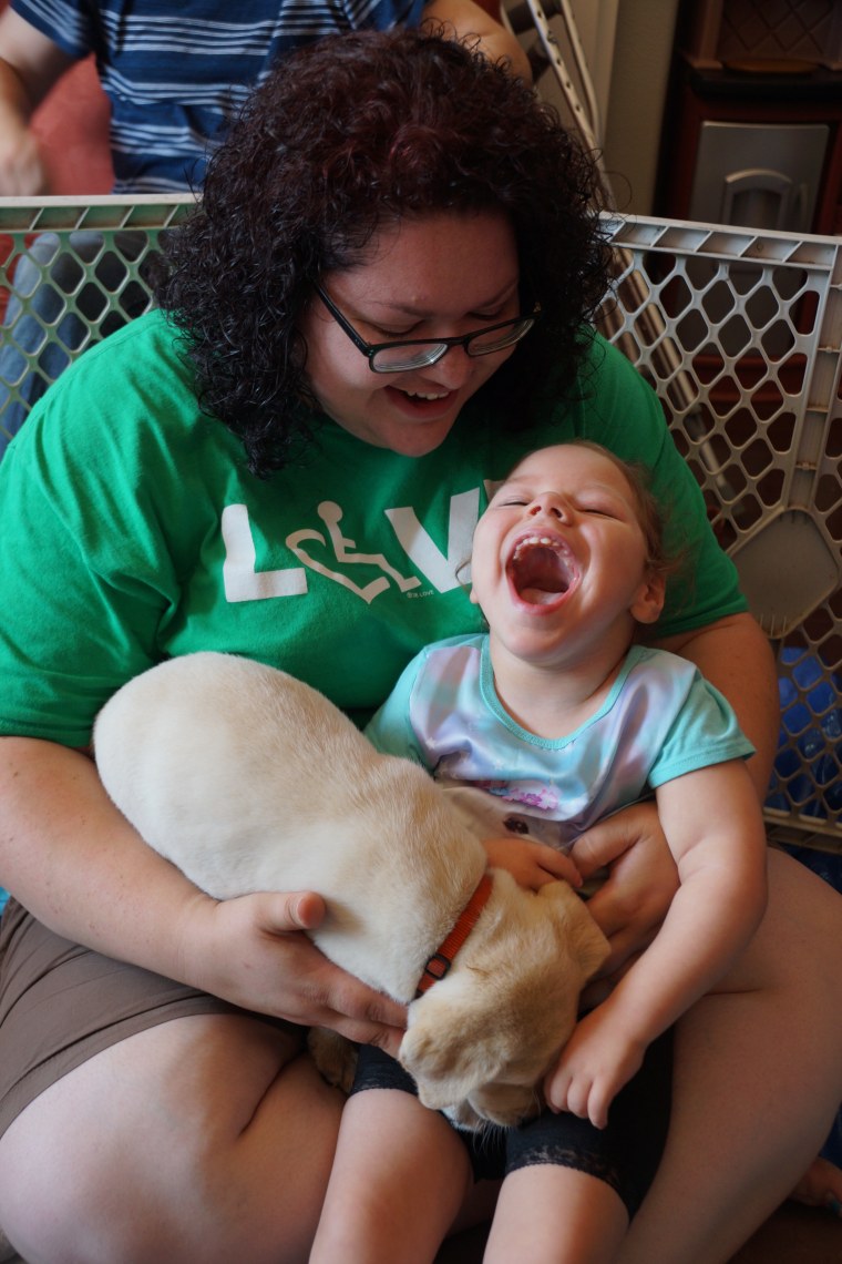 Pile of Puppies arranges for chronically ill children to be visited by a litter of puppies.