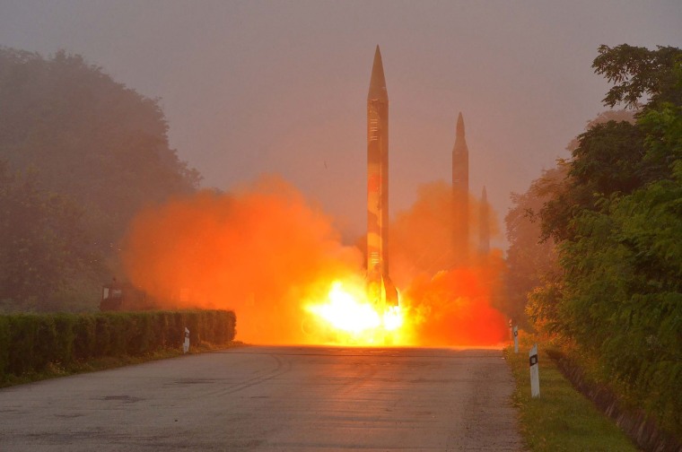 Image: N. Korea missile launch