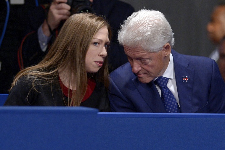 Image: Chelsea Clinton, Bill Clinton