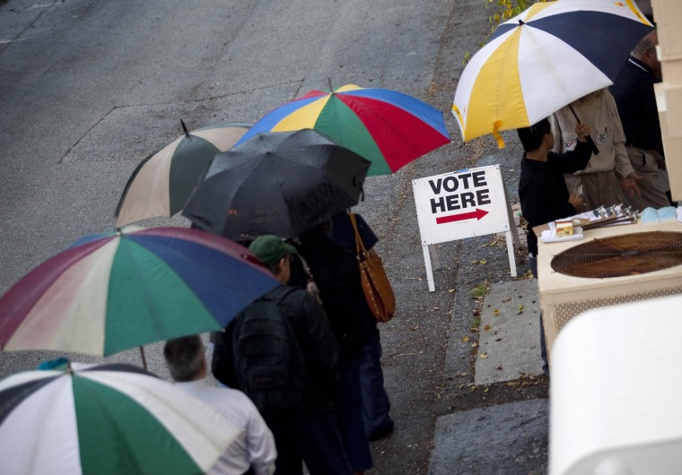 Image: U.S. Citizens Head To The Polls To Vote In Presidential Election