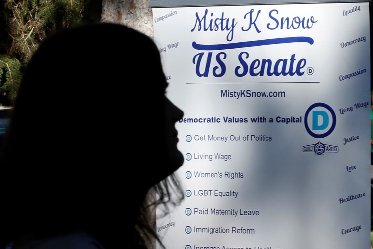 Transgender U.S. Senate Candidate Misty Snow Holds Campaign Event In Utah