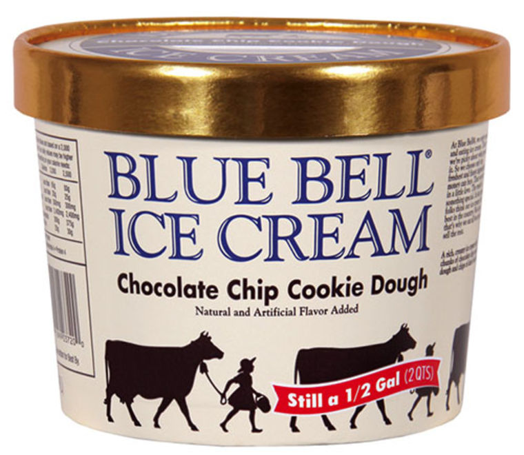 A big recall of chocolate chip cookie dough has affected some Blue Bell ice cream products