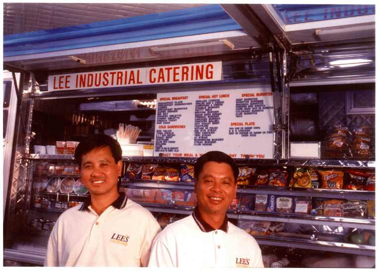 Chieu Le and Henry Le at their food truck, San Jose, Calif.