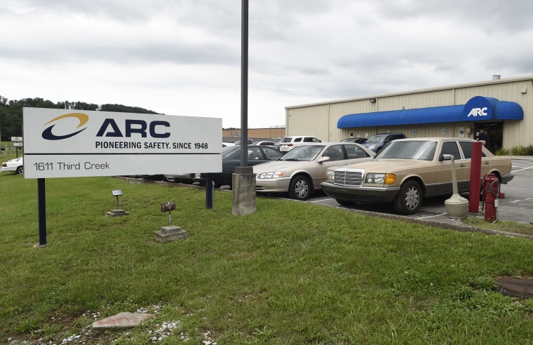 The ARC Automotive manufacturing plant in Knoxville, Tennessee.