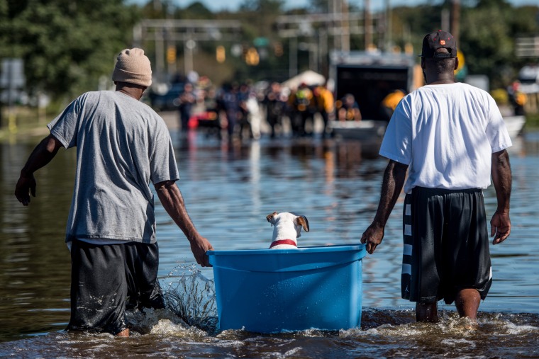 Image: BESTPIX - Remnants Of Hurricane Matthew Cause Inland Flooding In Parts In North Carolina