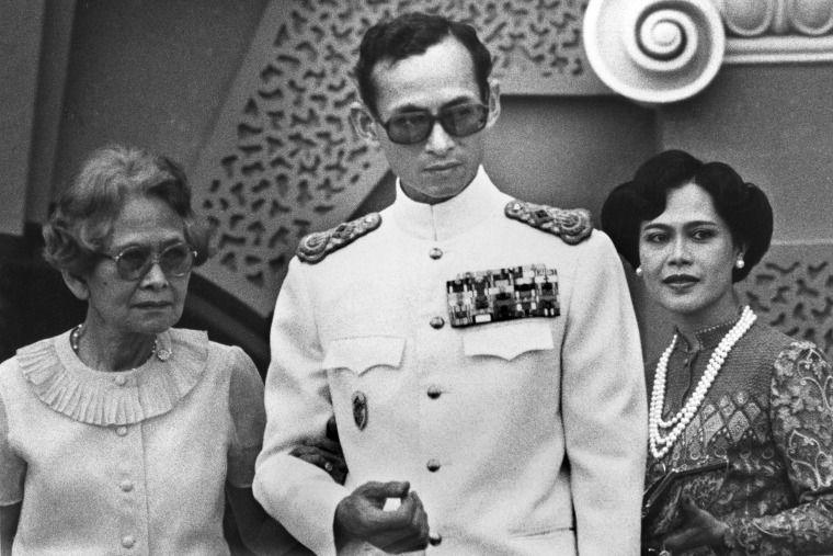 Image: Thai King Bhumibol Adulyadej in 1982