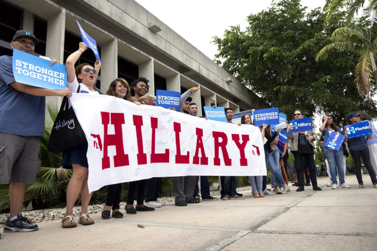 Image: Hillary Clinton campaigns Event in Miami, Florida