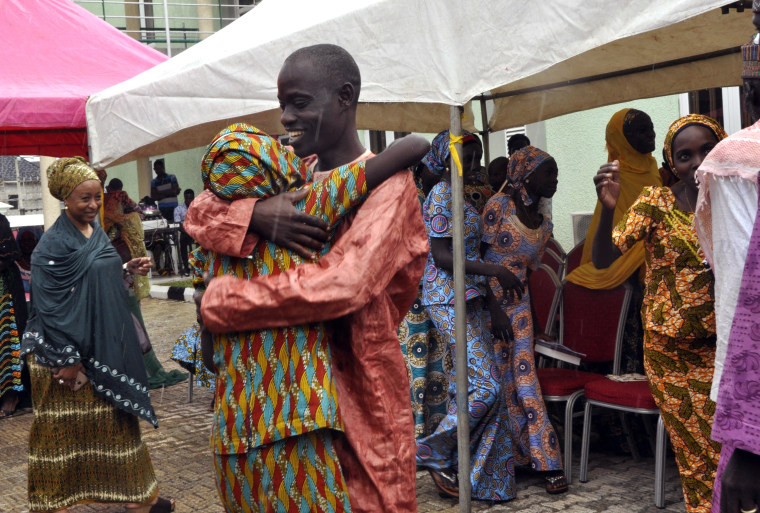 IMAGE: Nigerian families reunite