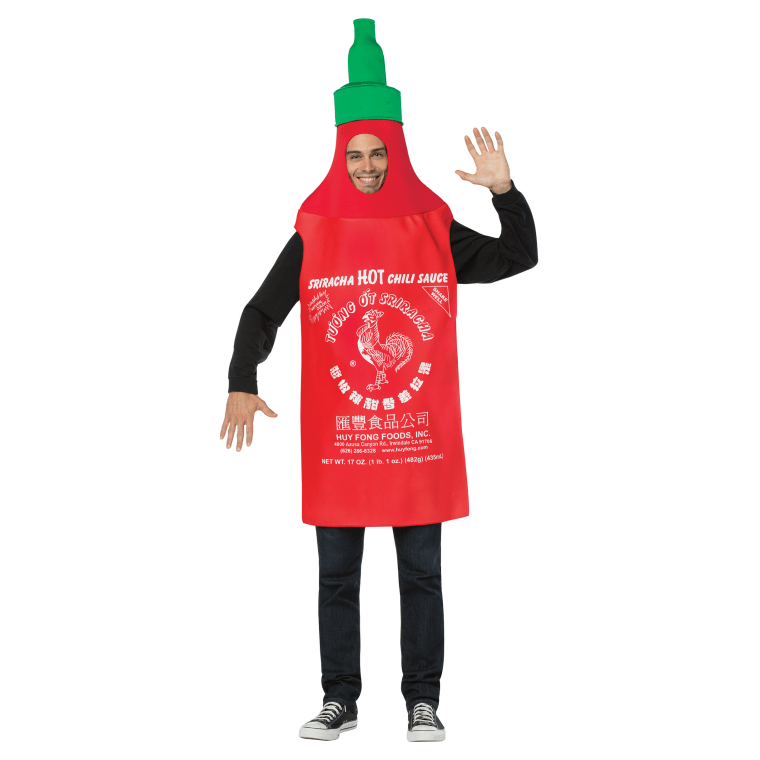 Sriracha costume courtesy of Target