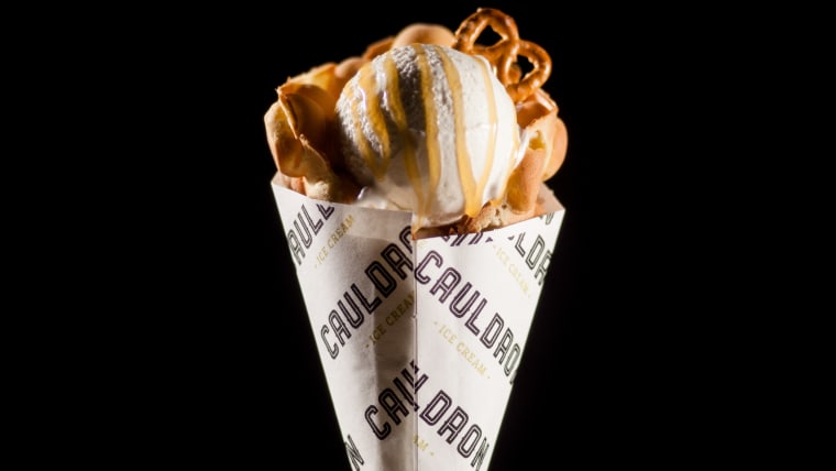 Sea Salt Puffle Cone from Cauldron