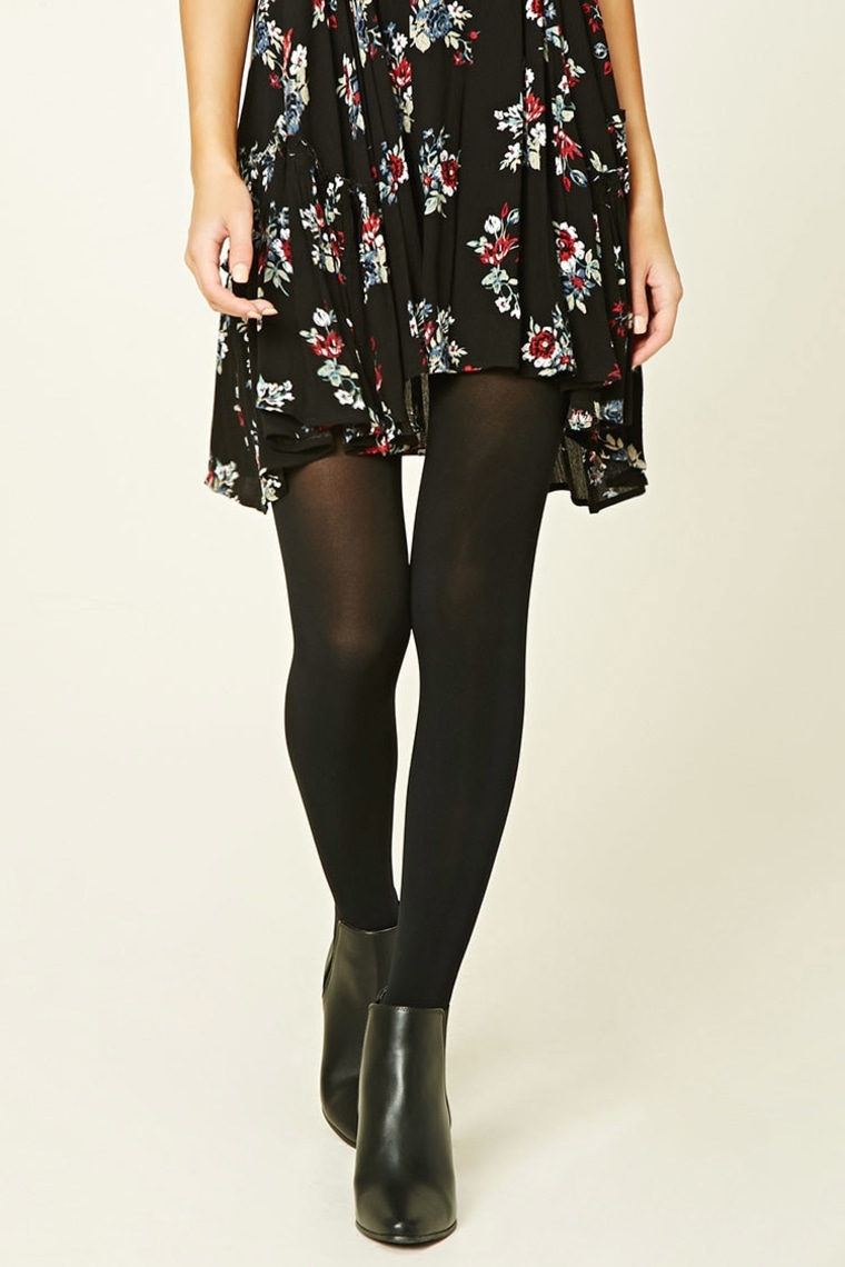 OOTD: Flowy Skirt + Polka Dotted Berkshire Tights - lil' thoughts with jen