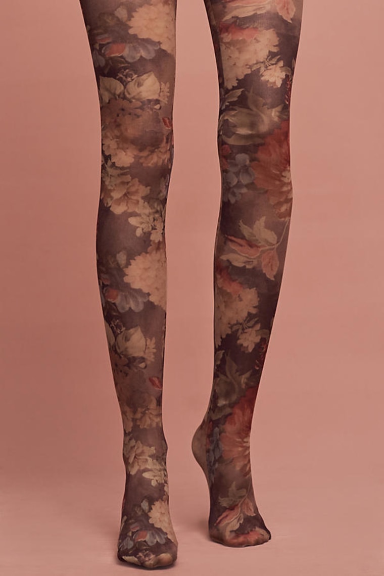 Anthropologie Pure Good Color Palette Tights, $15, Anthropologie