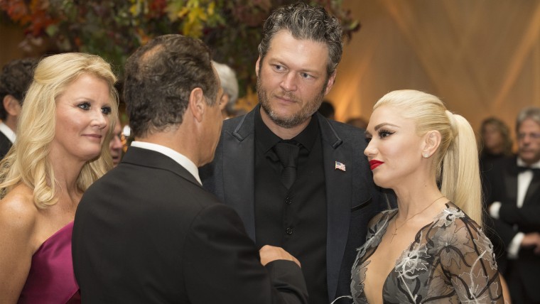 Gwen Stefani and Blake Shelton