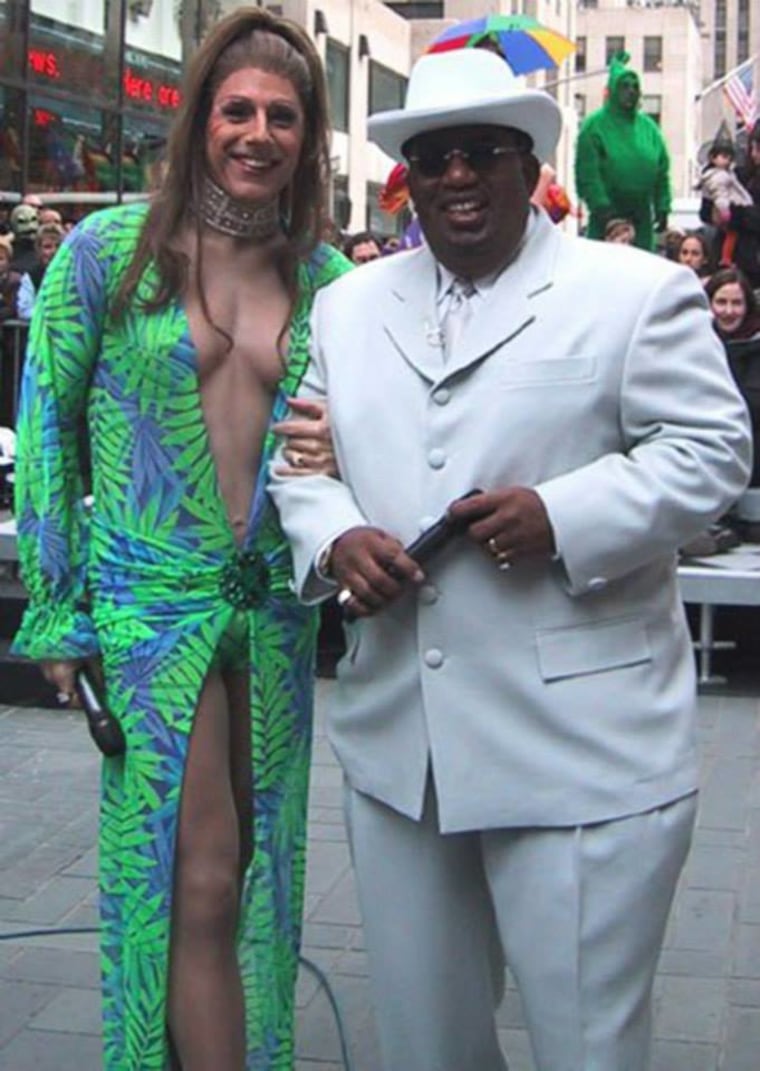 Matt Lauer as JLo and Al Roker as Puff Daddy