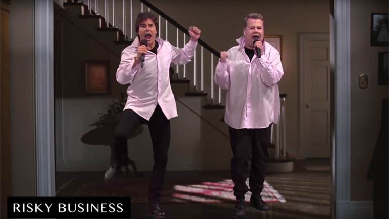 Tom Cruise Acts Out His Film Career with James Corden