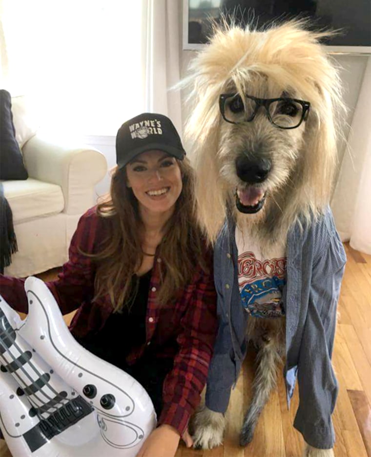 Wayne's World Halloween dog costume