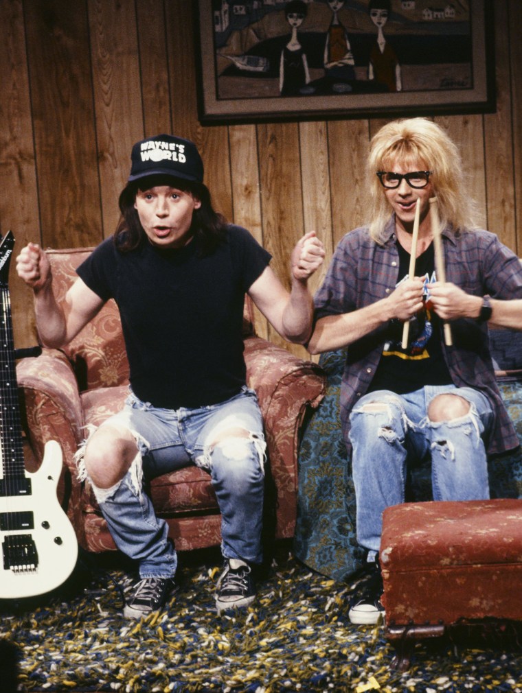 Wayne's world clearance outfit