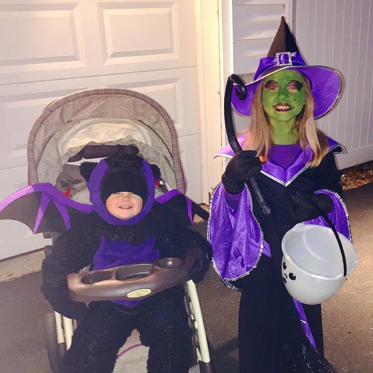 Bat and Witch Halloween Costume