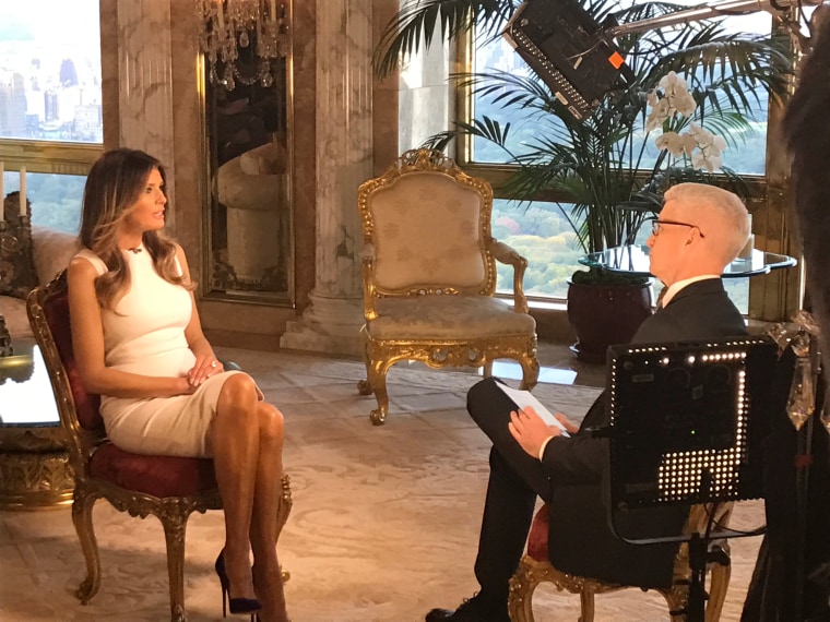 Image: Melania Trump on CNN