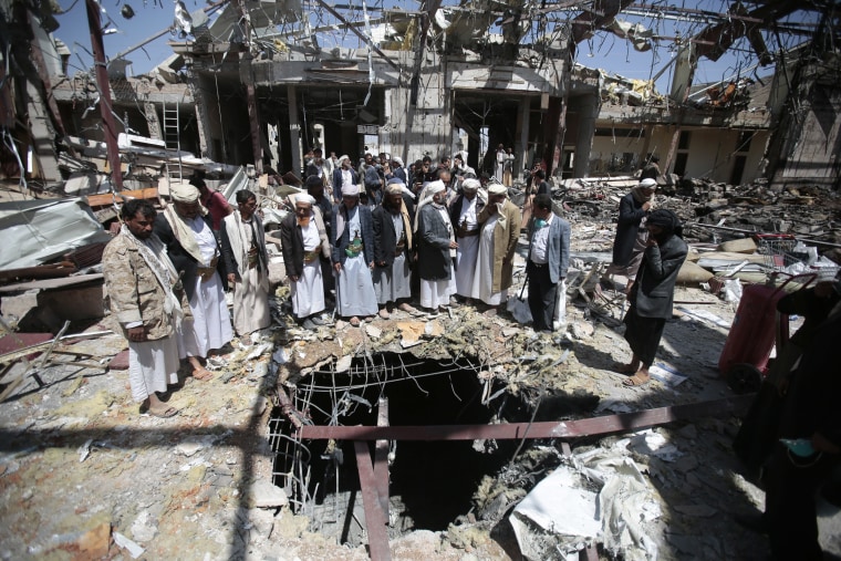 IMAGE: Yemen funeral attack