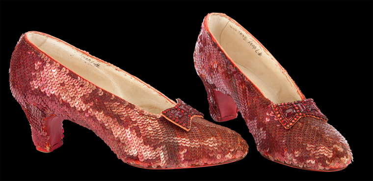 Image: Ruby slippers from "The Wizard of Oz"
