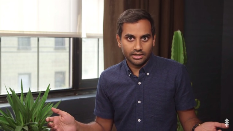 Aziz Ansari in a get-out-the-vote PSA produced by NextGen Climate Action Committee