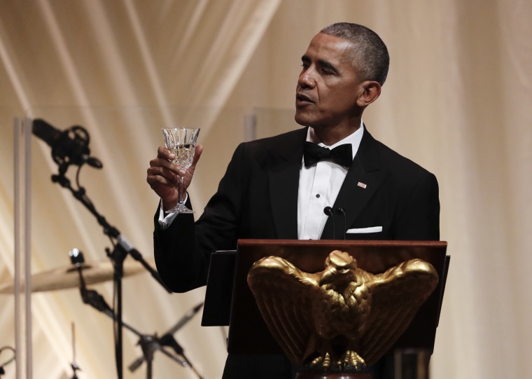 IMAGE: President Barack Obama at state dinner