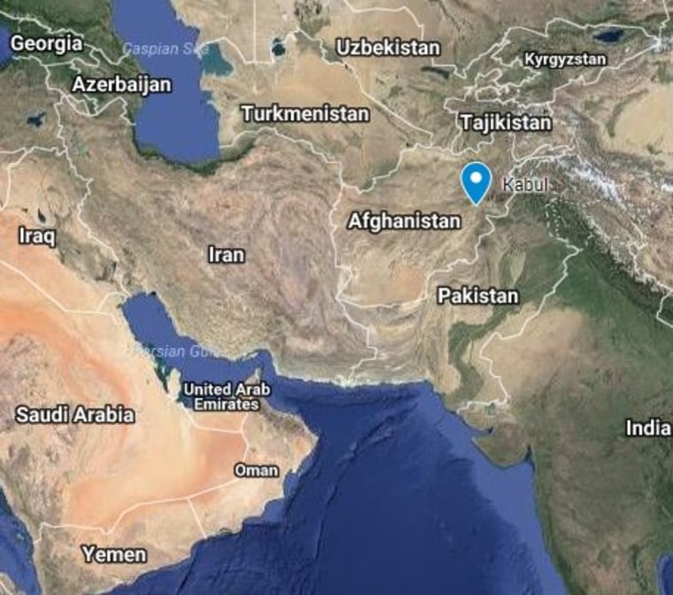 Image: Map of Kabul