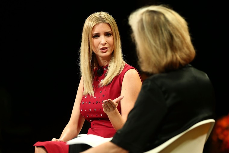 Image: Ivanka Trump and Nancy Gibbs speak onstage at the Fortune Most Powerful Women Summit