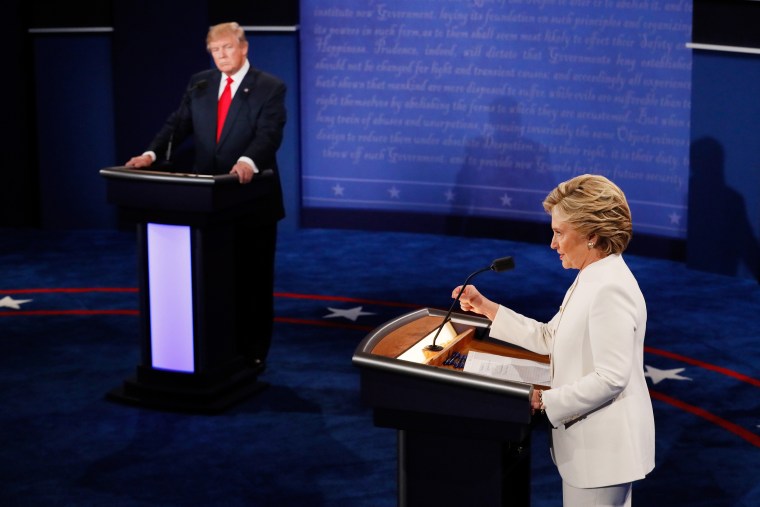 Image: Final Presidential Debate Between Hillary Clinton And Donald Trump Held In Las Vegas