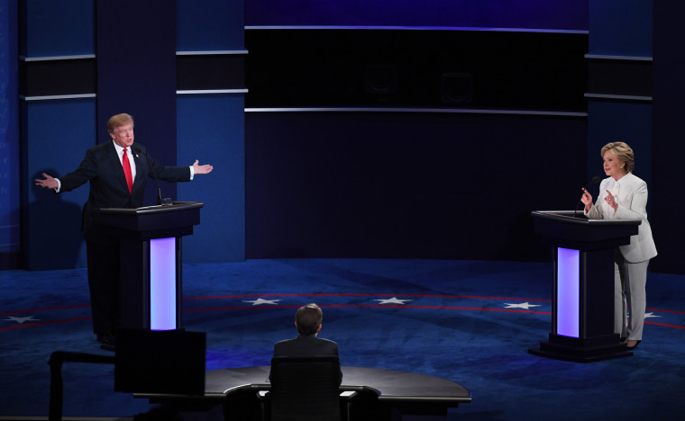 Image: Final Presidential Debate Between Hillary Clinton And Donald Trump Held In Las Vegas