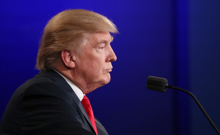 Image: Trump at the final presidential debate