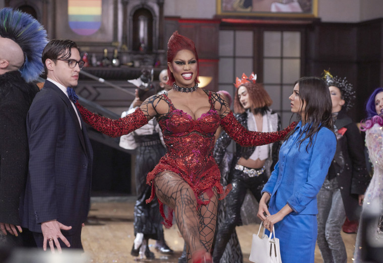 "The Rocky Horror Picture Show: Let's Do The Time Wrap Again": L-R: Ryan McCartan, Laverne Cox and Victoria Justice