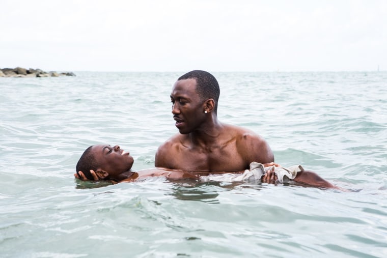 Mahershala Ali and Jaden Piner in "Moonlight."