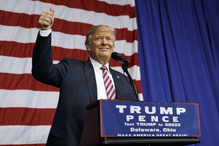 IMAGE: Donald Trump in Ohio