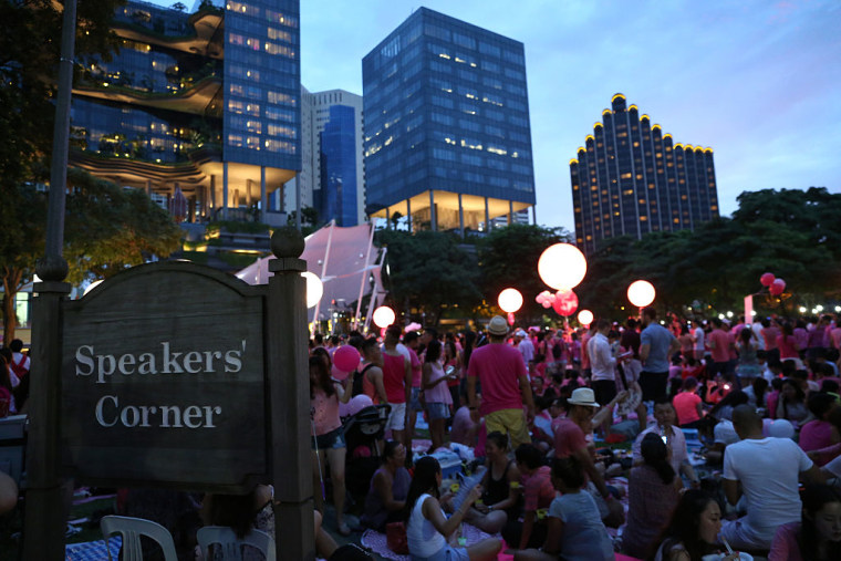 Pink Dot Rally Held In Singapore
