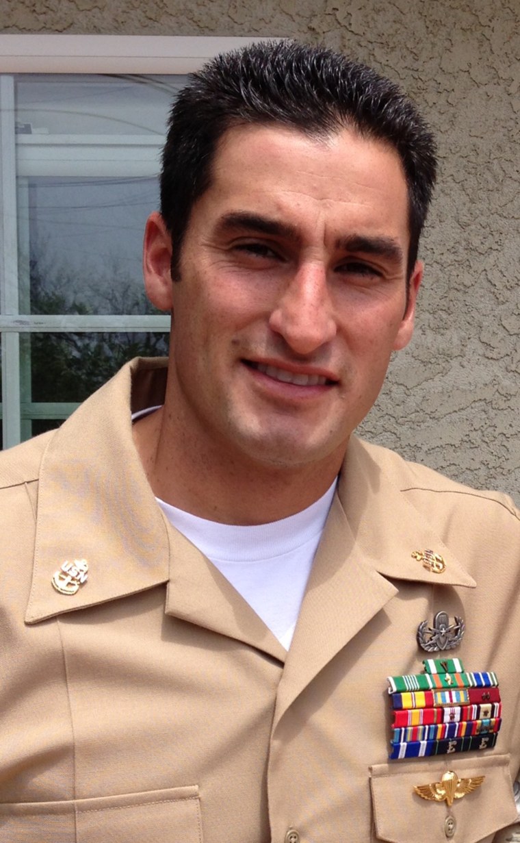 Chief Petty Officer Jason Finan is seen in this photo provided by the U.S. Navy.