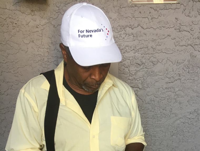 Kevin Hayes with For Our Future is canvassing in Las Vegas, NV