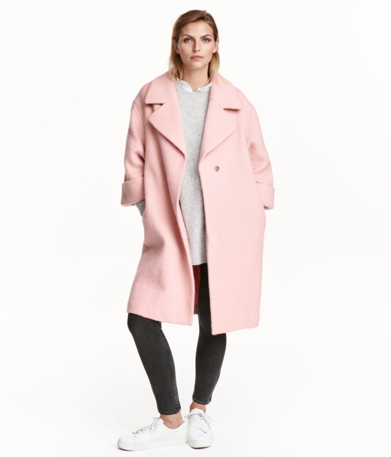 Wool-blend coat