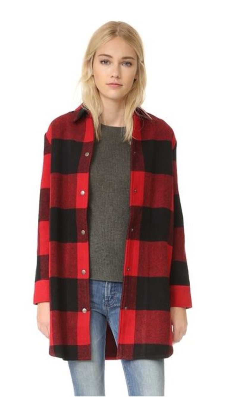 BB Dakota Plaid Coat