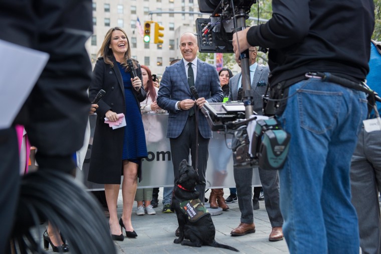 Matt Lauer and Savannah Guthrie