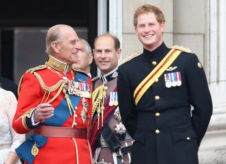 Prince Harry and Prince Philip