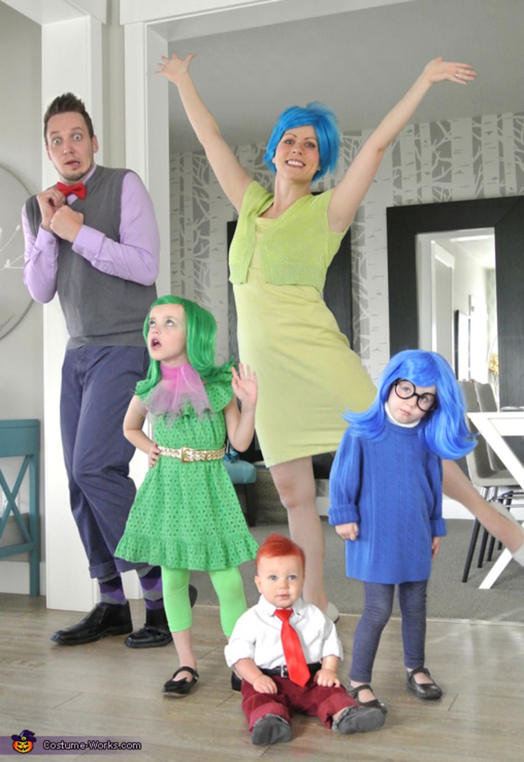 Inside out family costume