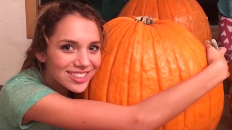 Woman Gets Head Stuck In Pumpkin
