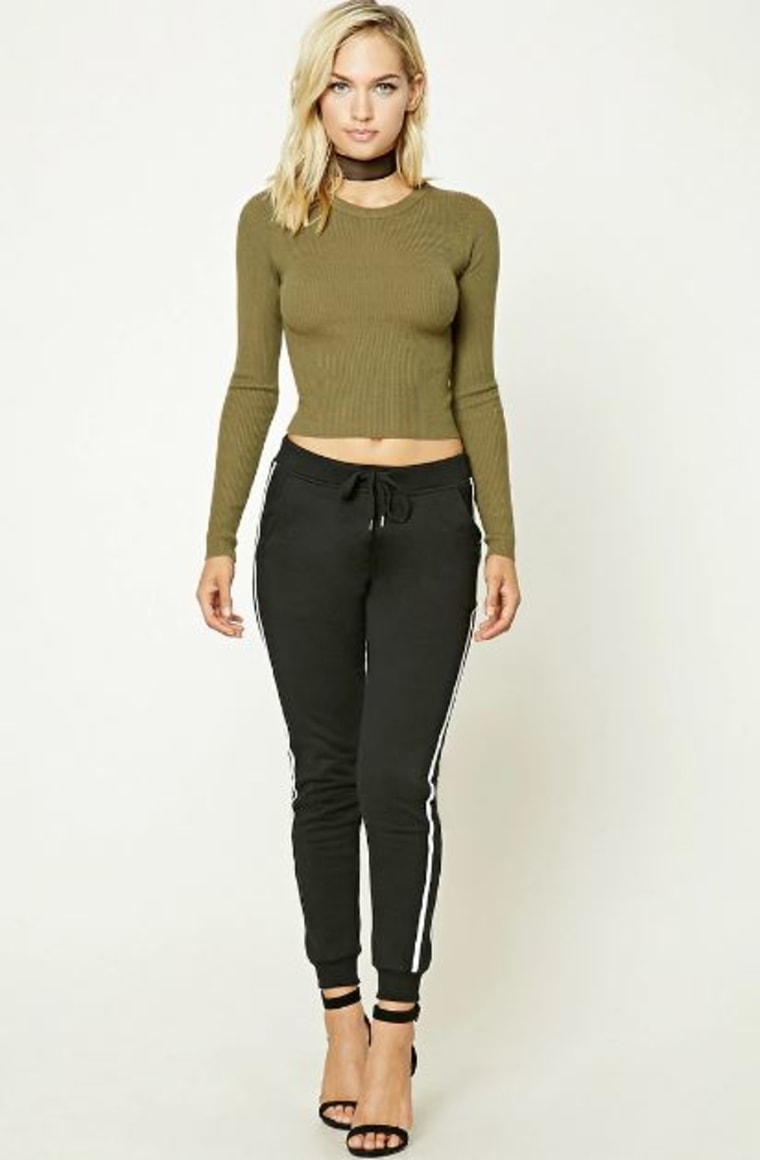 Ribbed knit crop top