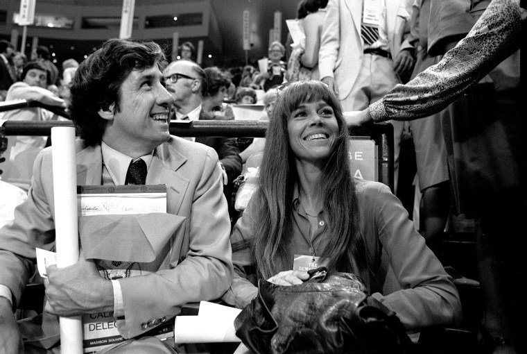 Image: Tom Hayden and Jane Fonda in 1976