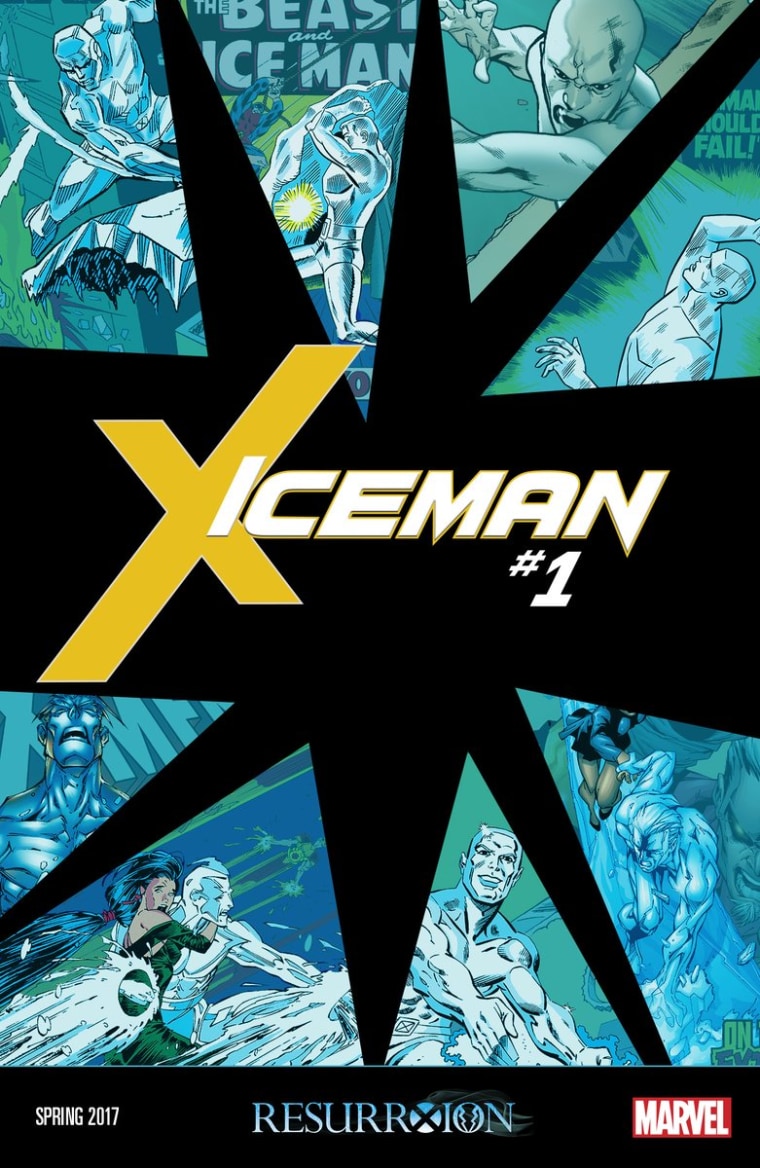 Iceman #1 cover.