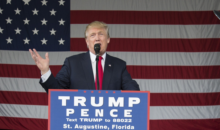Image: Donald Trump Holds Campaign Rally In St. Augustine, Florida