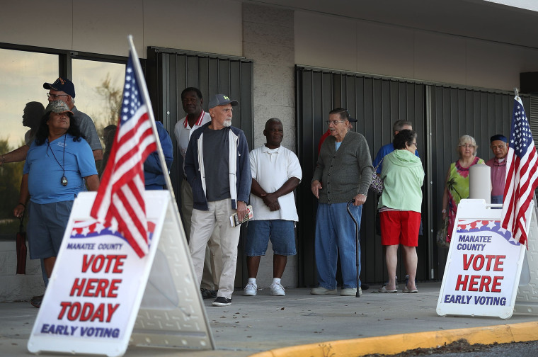 Image: Early Voting Begins In Florida